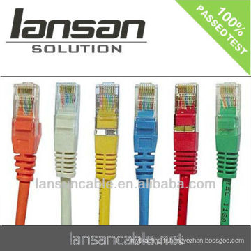 Câble de cordon de connexion cat5e UL CM